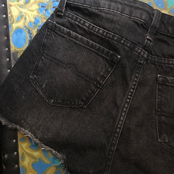 Mini high waisted moto shorts - Picture 2 of 2